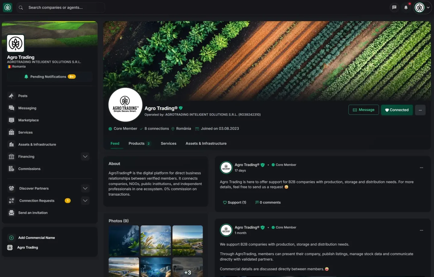 AgroTrading funkcijas
